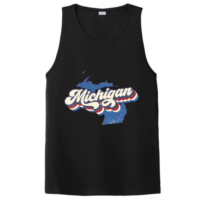 Vintage Michigan Performance Tank