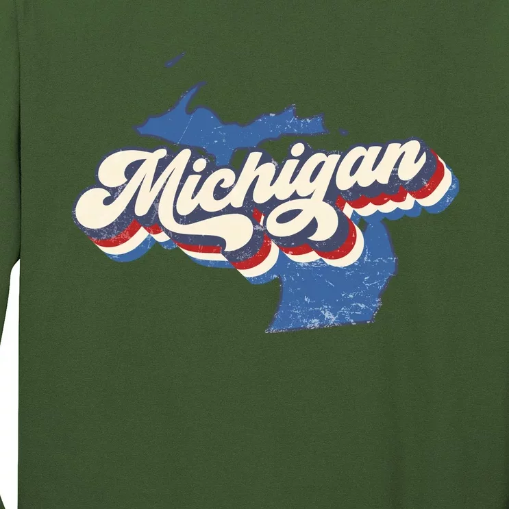 Vintage Michigan Long Sleeve Shirt