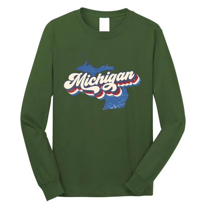 Vintage Michigan Long Sleeve Shirt