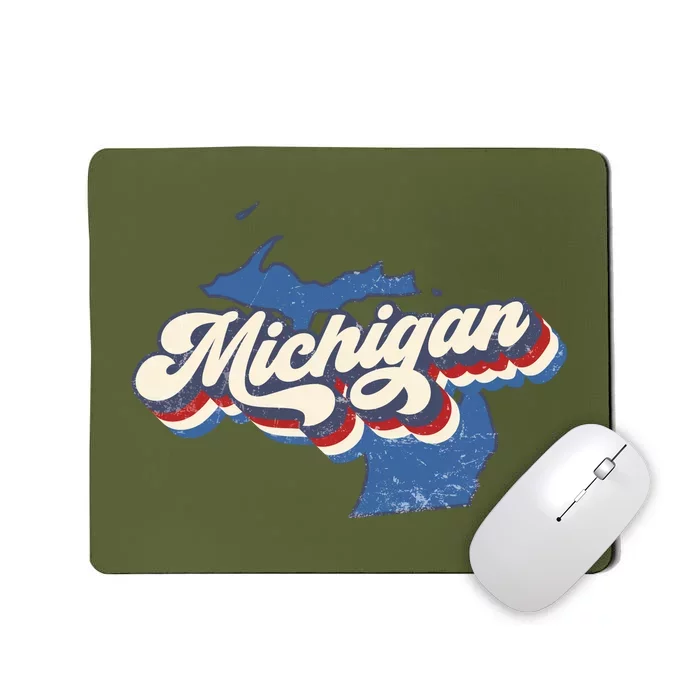 Vintage Michigan Mousepad