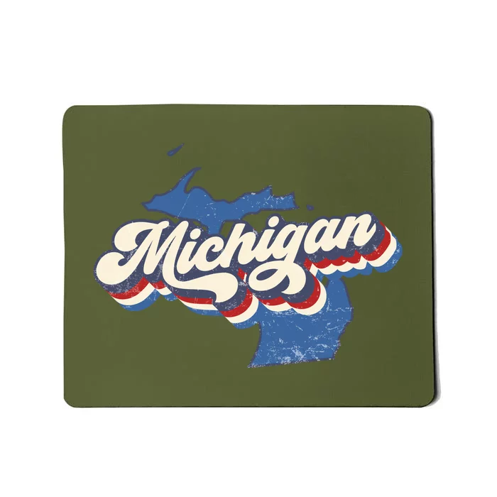 Vintage Michigan Mousepad