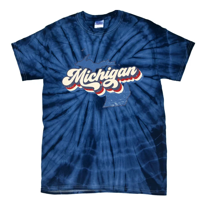 Vintage Michigan Tie-Dye T-Shirt