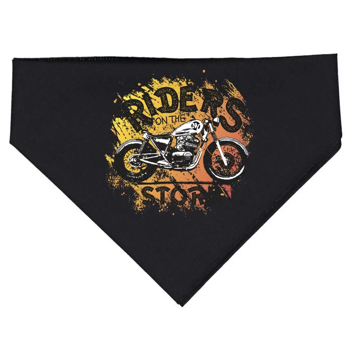 Vintage Motorcycle USA-Made Doggie Bandana