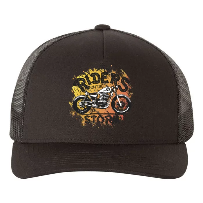 Vintage Motorcycle Yupoong Adult 5-Panel Trucker Hat