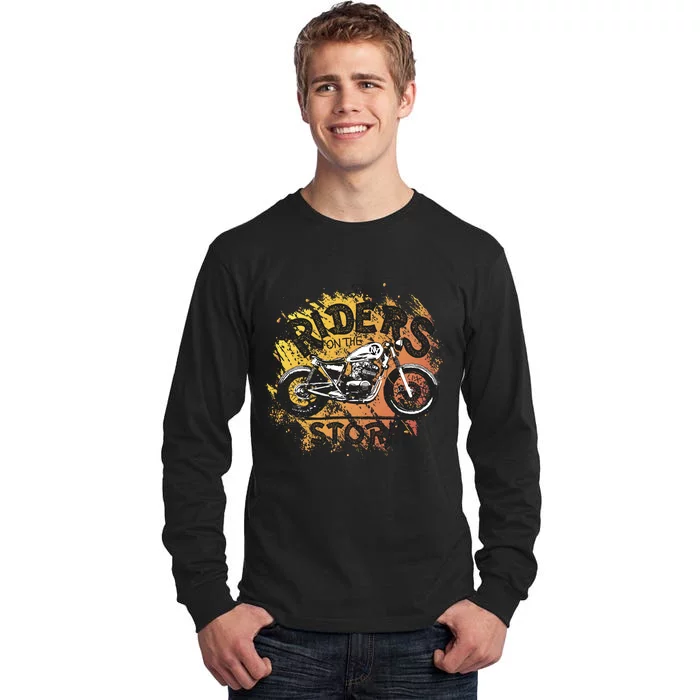 Vintage Motorcycle Tall Long Sleeve T-Shirt