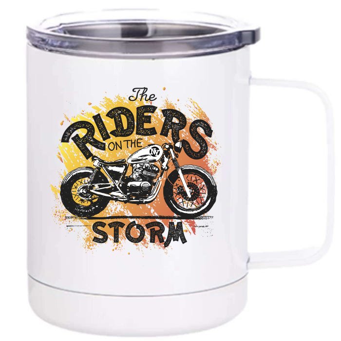 Vintage Motorcycle Front & Back 12oz Stainless Steel Tumbler Cup