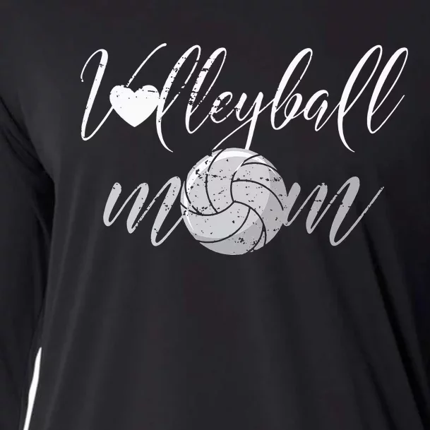 Volleyball Mom Volleyballer funny sport Mother's Day Cooling Performance Long Sleeve Crew