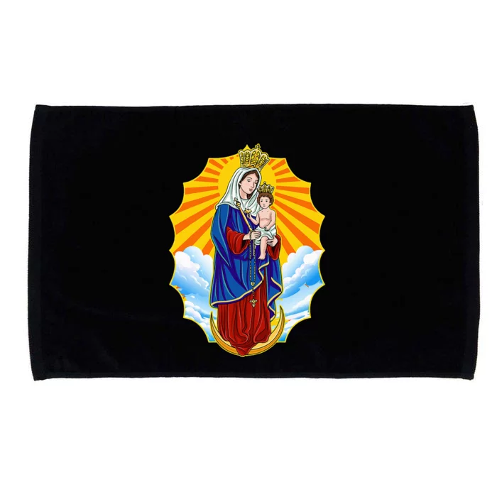 Venezuela Maracaibo Virgen Chinita Chiquinquira Microfiber Hand Towel