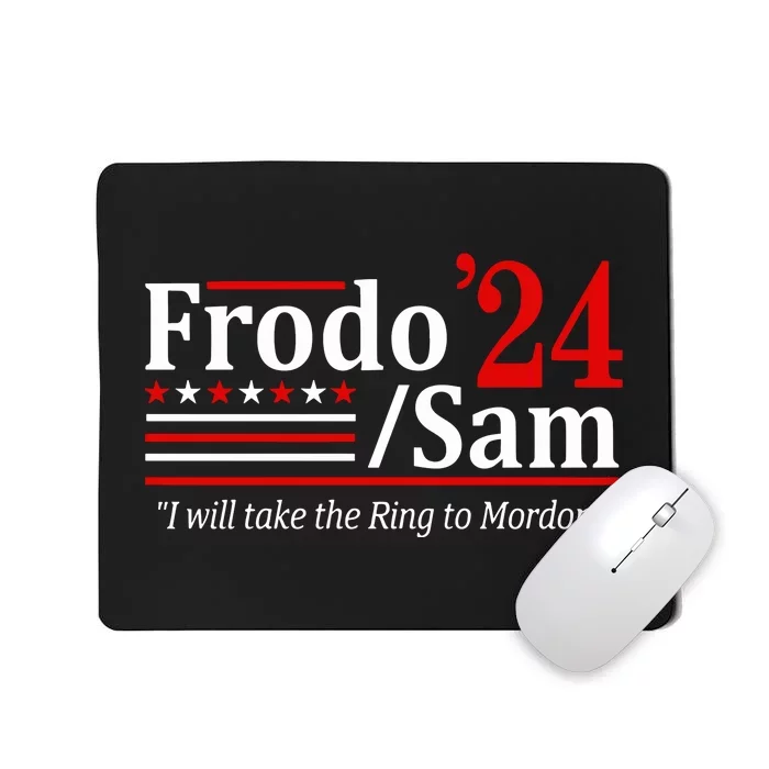 Viggo Mortensen Wearing Frodo And Sam 2024 I Will Take The Ring To Mordor Mousepad