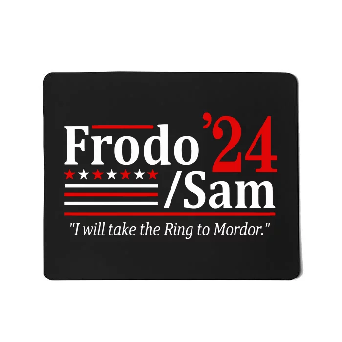 Viggo Mortensen Wearing Frodo And Sam 2024 I Will Take The Ring To Mordor Mousepad