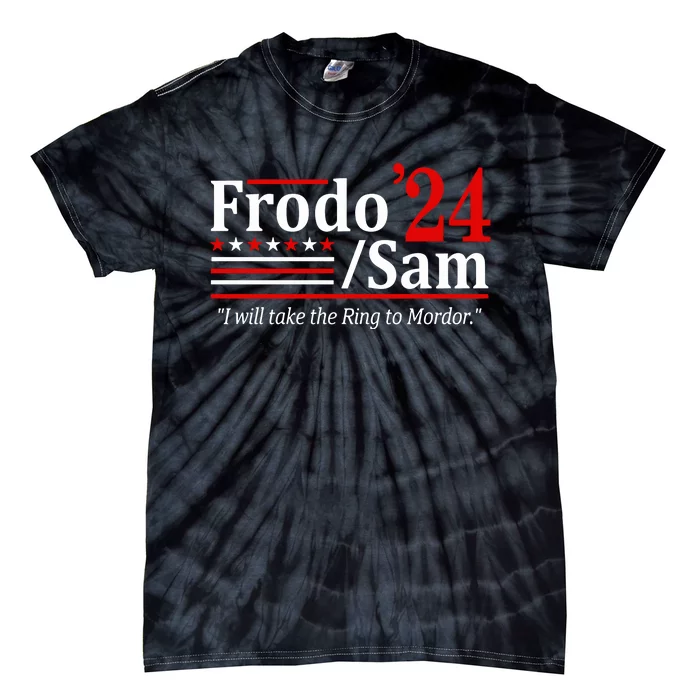 Viggo Mortensen Wearing Frodo And Sam 2024 I Will Take The Ring To Mordor Tie-Dye T-Shirt