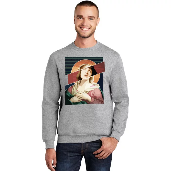 Virgin Mia Wallace Nose Bleed Overdose Icon Gift Tall Sweatshirt