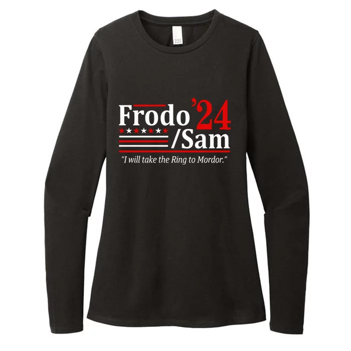 Viggo Mortensen Wearing Frodo And Sam 2024 I Will Take The Ring To Mordor Womens CVC Long Sleeve Shirt