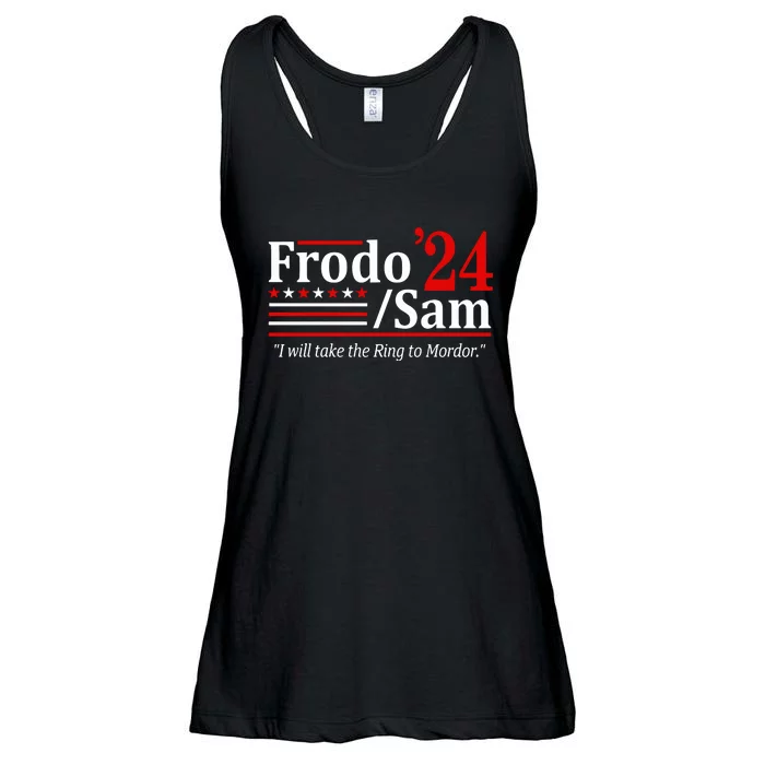 Viggo Mortensen Wearing Frodo And Sam 2024 I Will Take The Ring To Mordor Ladies Essential Flowy Tank