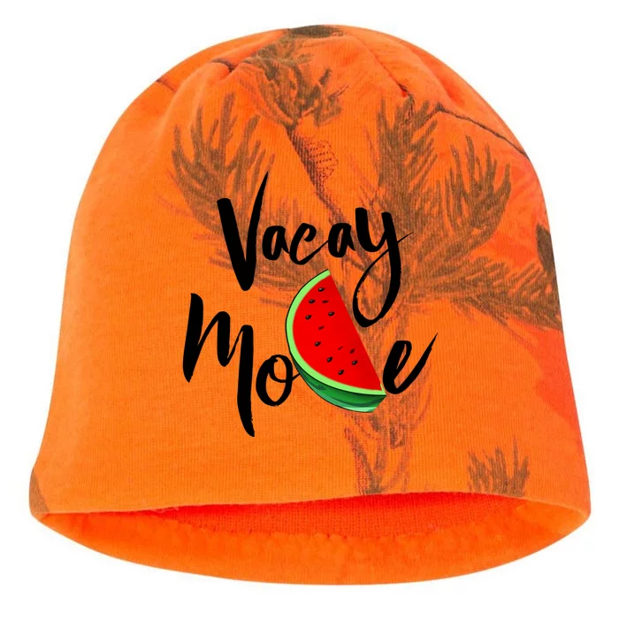 Vacay Mode Watermelon Tropical Summer Vibes Fruit Gift Kati - Camo Knit Beanie