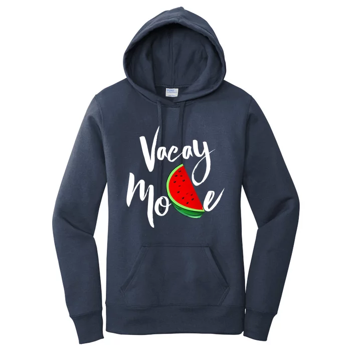 Vacay Mode Watermelon Tropical Summer Vibes Fruit Cool Gift Women's Pullover Hoodie