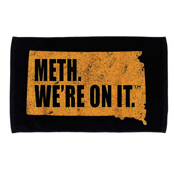 Vintage Meth WeRe On It South Dakota Anti Drugs Campaign Microfiber Hand Towel