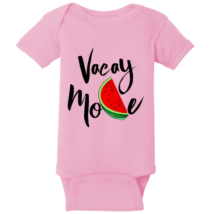 Vacay Mode Watermelon Tropical Summer Vibes Fruit Great Gift Baby Bodysuit