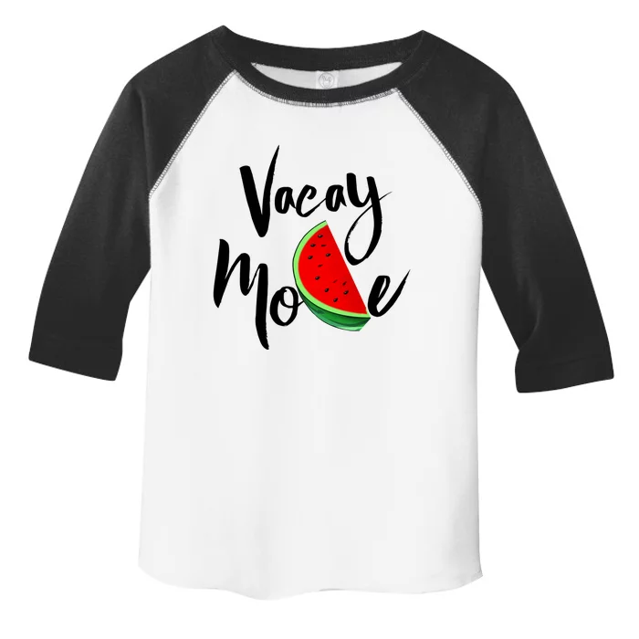 Vacay Mode Watermelon Tropical Summer Vibes Fruit Great Gift Toddler Fine Jersey T-Shirt