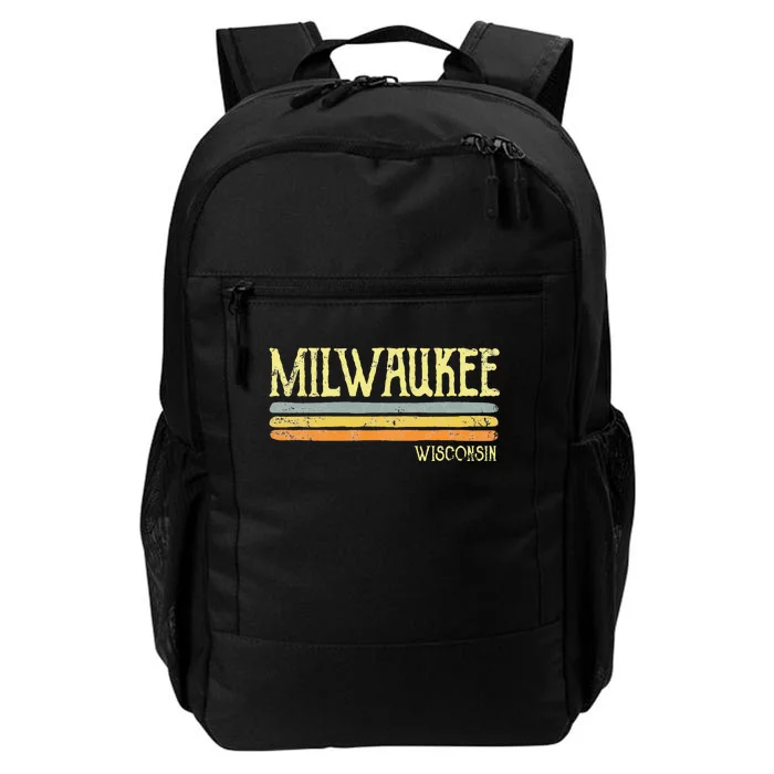 Vintage Milwaukee Wisconsin Wi Love Gift Souvenir Daily Commute Backpack