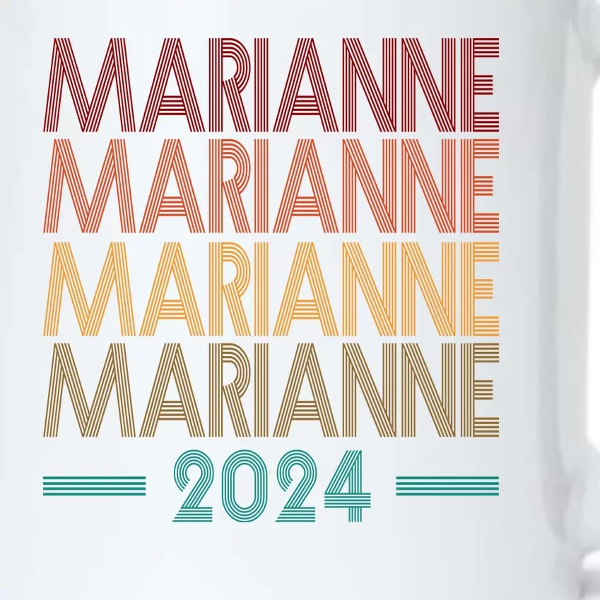 Vote Marianne Williamson Retro 2024 Black Color Changing Mug