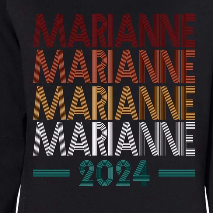 Vote Marianne Williamson Retro 2024 Womens California Wash Sweatshirt