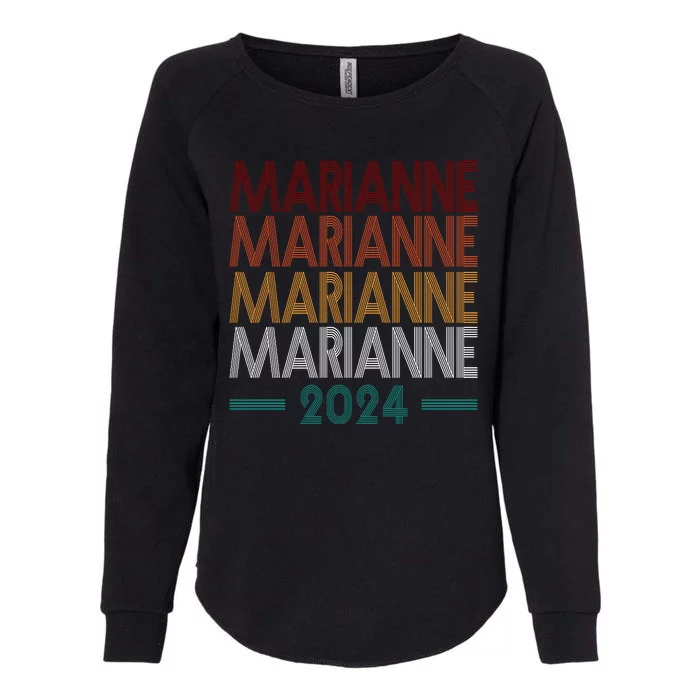 Vote Marianne Williamson Retro 2024 Womens California Wash Sweatshirt