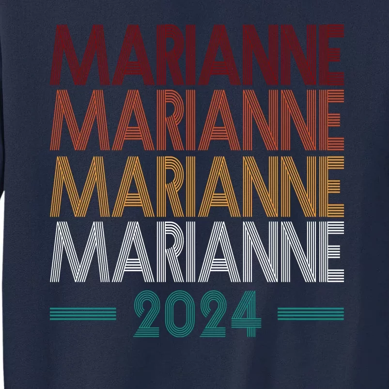 Vote Marianne Williamson Retro 2024 Tall Sweatshirt