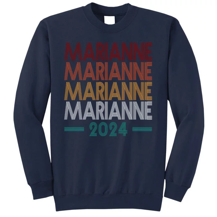 Vote Marianne Williamson Retro 2024 Tall Sweatshirt