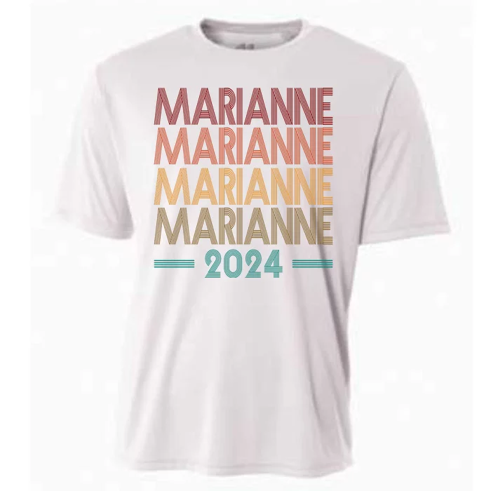 Vote Marianne Williamson Retro 2024 Cooling Performance Crew T-Shirt