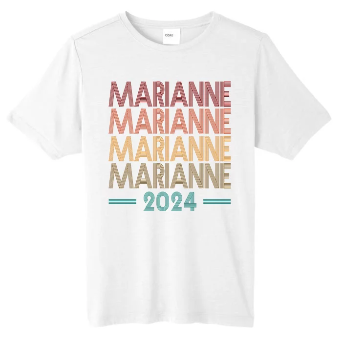 Vote Marianne Williamson Retro 2024 ChromaSoft Performance T-Shirt