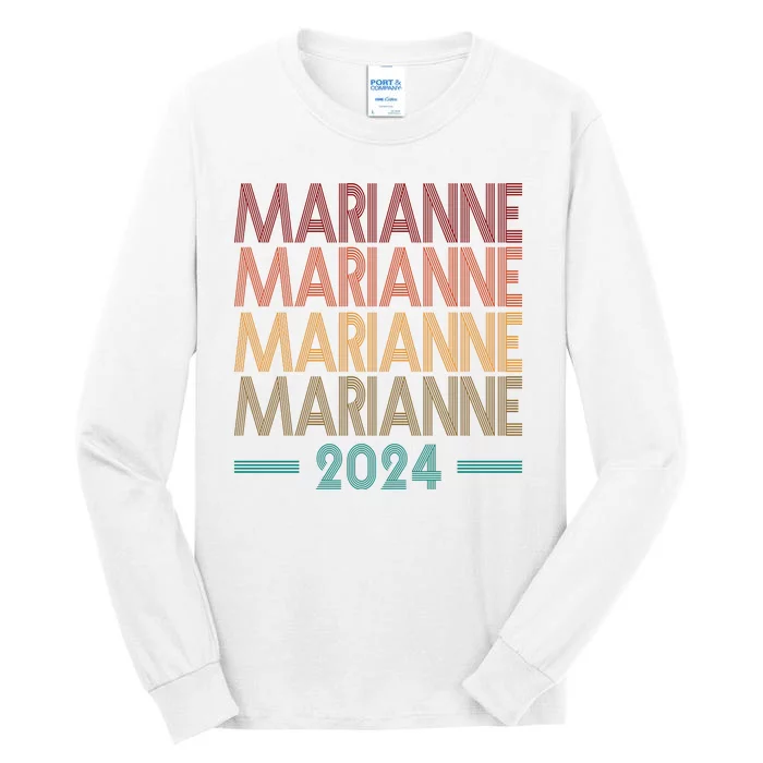 Vote Marianne Williamson Retro 2024 Tall Long Sleeve T-Shirt