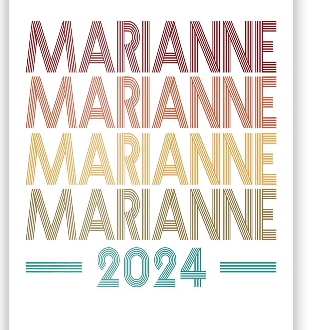 Vote Marianne Williamson Retro 2024 Poster