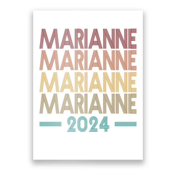 Vote Marianne Williamson Retro 2024 Poster