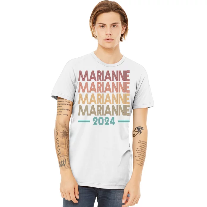 Vote Marianne Williamson Retro 2024 Premium T-Shirt