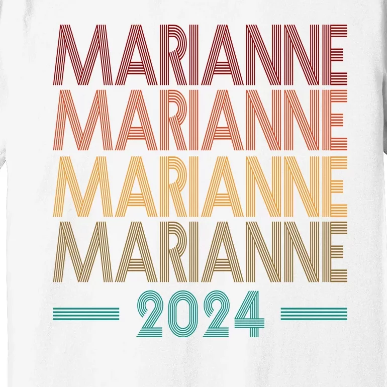 Vote Marianne Williamson Retro 2024 Premium T-Shirt