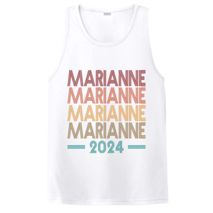 Vote Marianne Williamson Retro 2024 Performance Tank