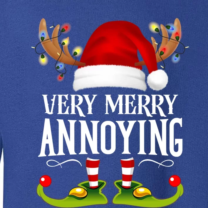 Very Merry Xmas Annoying Matching Christmas Gift Toddler Sweatshirt