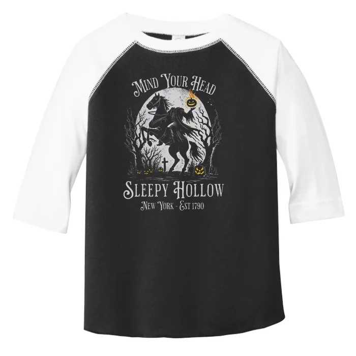 Vintage Mind Your Head Sleepy Hollow Headless Horseman Toddler Fine Jersey T-Shirt