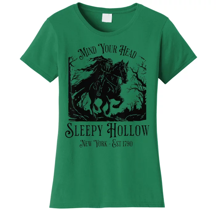 Vintage Mind Your Head Sleepy Hollow Headless Horseman Gift Women's T-Shirt