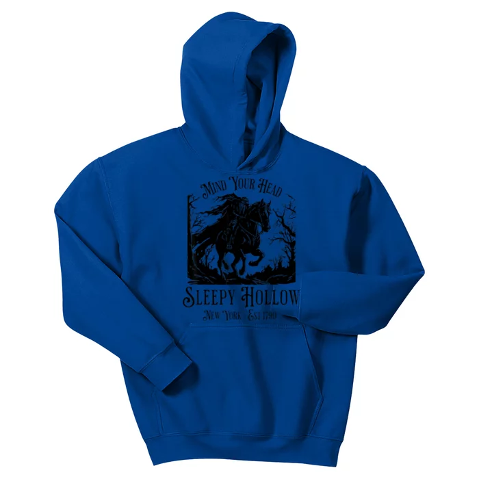 Vintage Mind Your Head Sleepy Hollow Headless Kids Hoodie