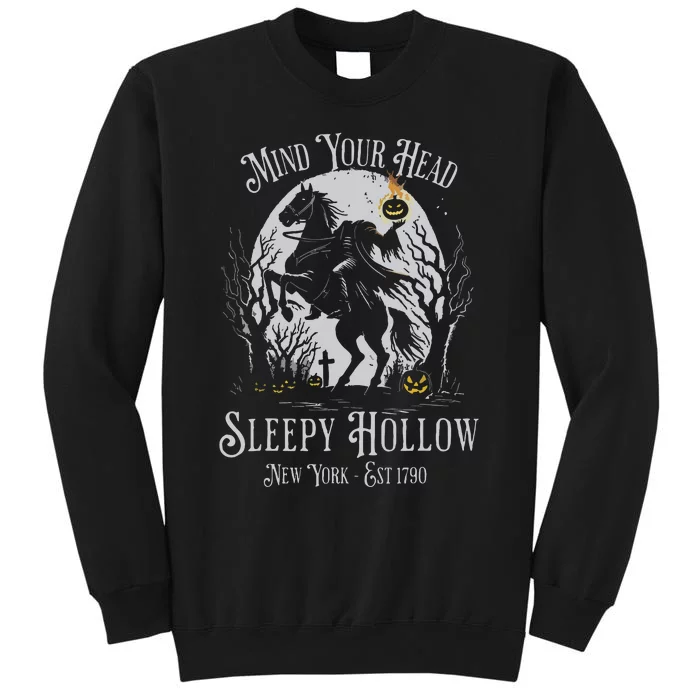 Vintage Mind Your Head Sleepy Hollow Headless Horseman Tall Sweatshirt