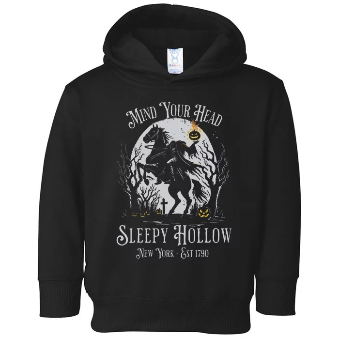 Vintage Mind Your Head Sleepy Hollow Headless Horseman Toddler Hoodie