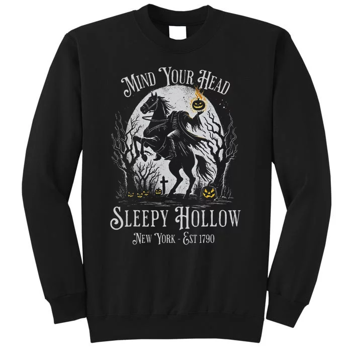 Vintage Mind Your Head Sleepy Hollow Headless Horseman Tall Sweatshirt