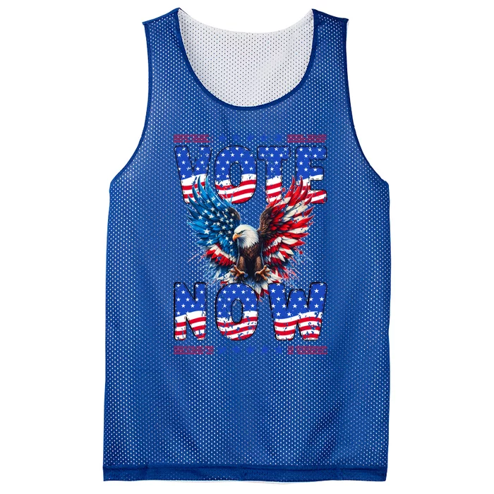 Vote Now American Democratic Elections Design Great Gift Mesh Reversible Basketball Jersey Tank