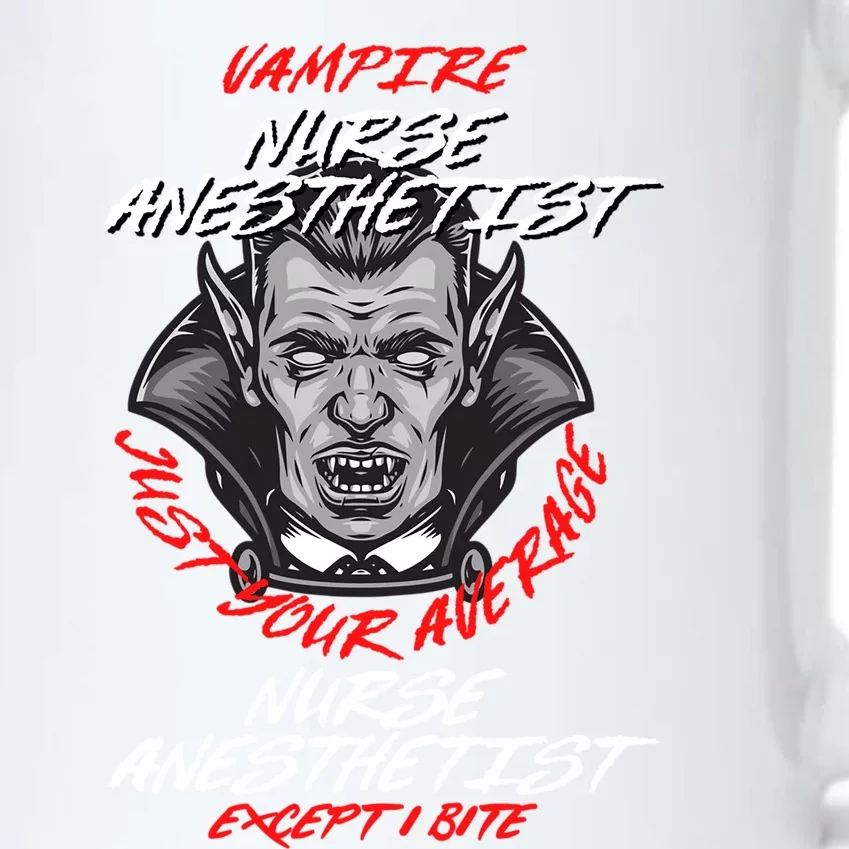 Vampire Nurse Anesthetist Halloween Crna Scary Gift Black Color Changing Mug