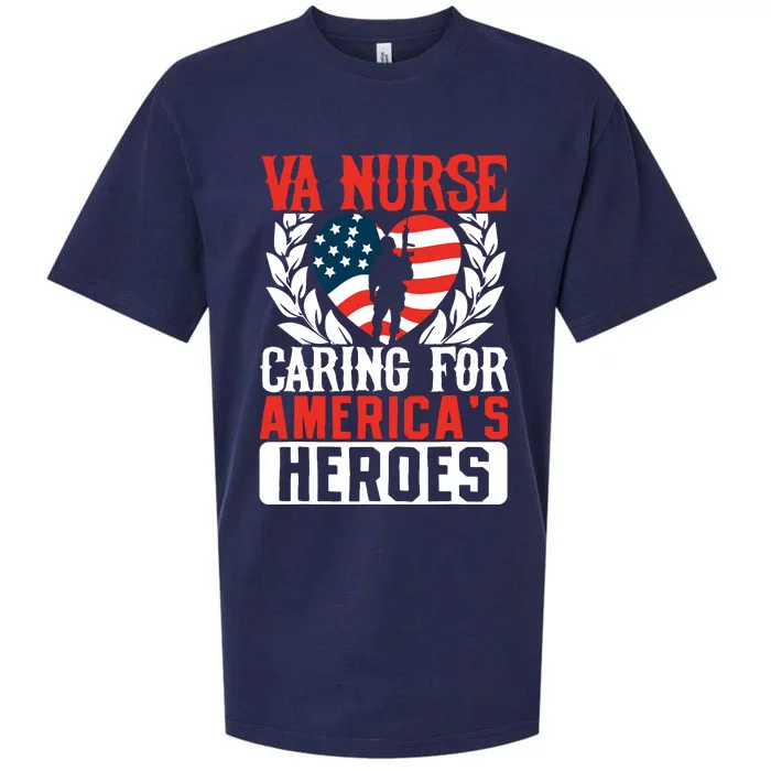 Va Nurse Americas Heros Merica Us Flag Patriot Veterans Day Sueded Cloud Jersey T-Shirt