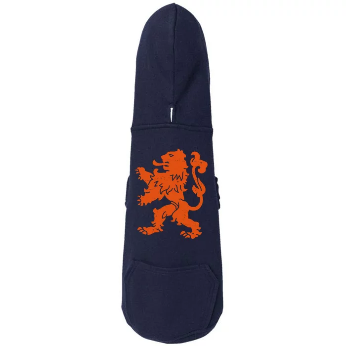 Vintage Netherlands Crest Logo Doggie 3-End Fleece Hoodie