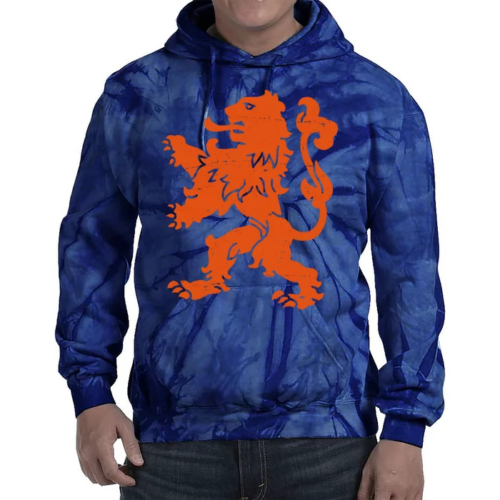 Vintage Netherlands Crest Logo Tie Dye Hoodie