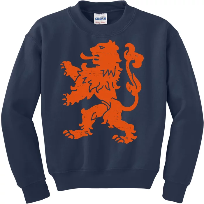 Vintage Netherlands Crest Logo Kids Sweatshirt